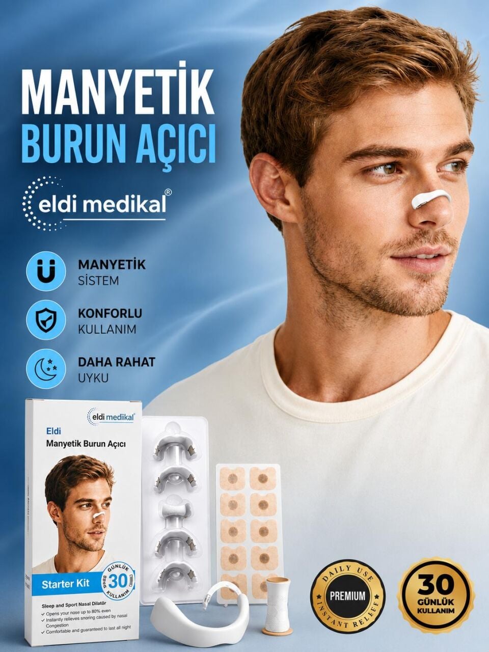 Manyetik Burun Bandı ile Nefes Alma Konforu Hakkında Bilgiler