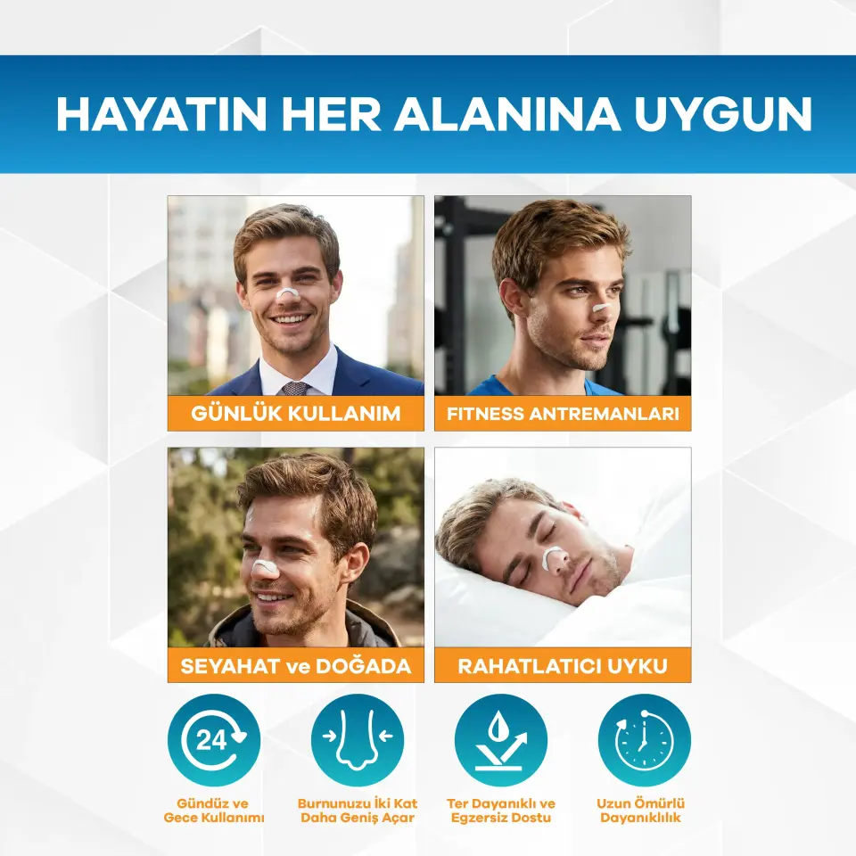 Eldi Manyetik Burun Açıcı Bandı - 30 Çift Beyaz Başlama Seti