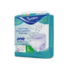 Golden Emici Külot Hasta Bezi - Giyilebilir İç Çamaşırı Tipi Yetişkin Bezi - Sızdırmaz, Hışırtı Yapmaz ve Kamufle Tasarım (30 Adet)