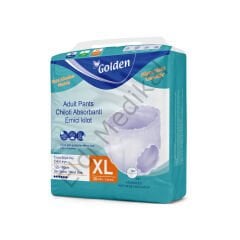 Golden Emici Külot Hasta Bezi - Giyilebilir İç Çamaşırı Tipi Yetişkin Bezi - Sızdırmaz, Hışırtı Yapmaz ve Kamufle Tasarım (30 Adet)