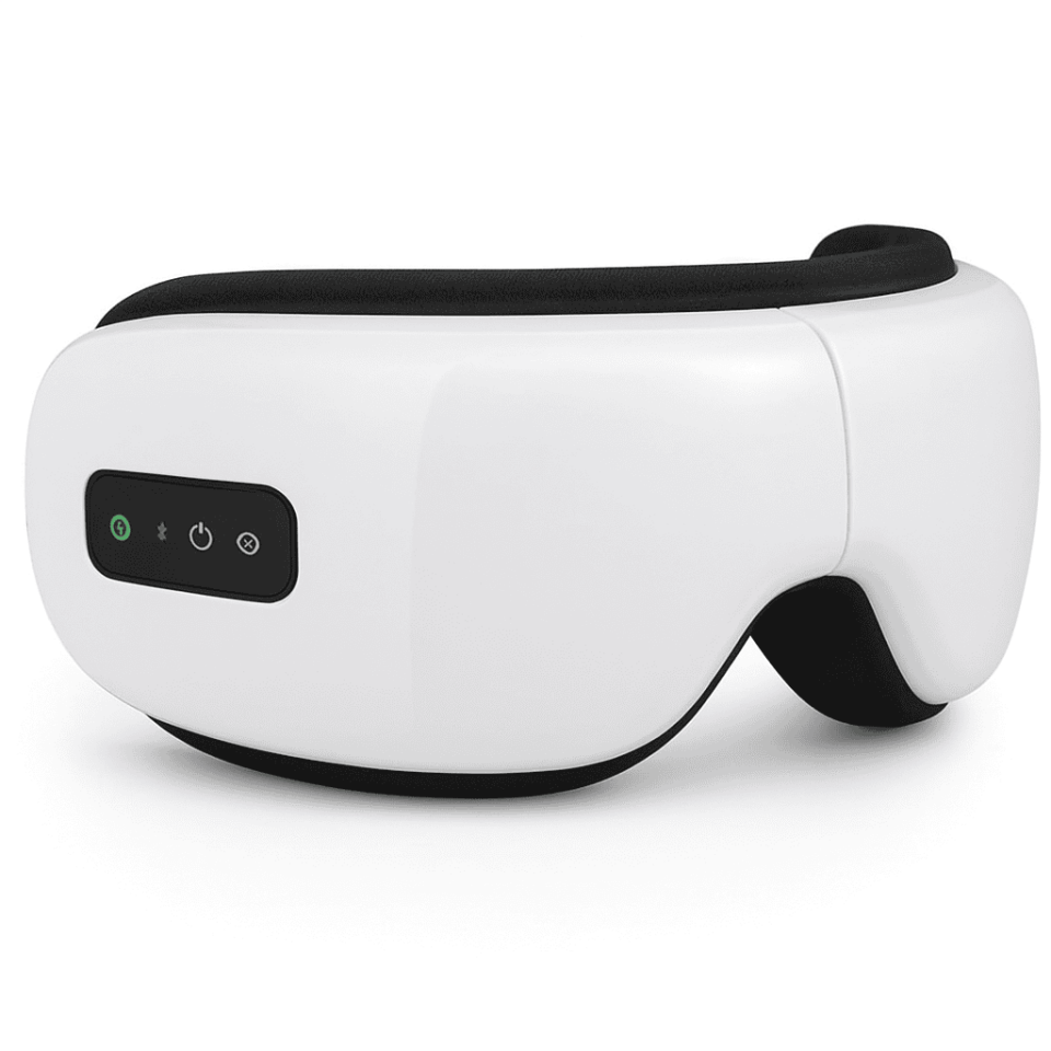 Şarjlı Akıllı Göz Masaj Cihazı – Isıtmalı, Titreşimli, Hava Basınçlı