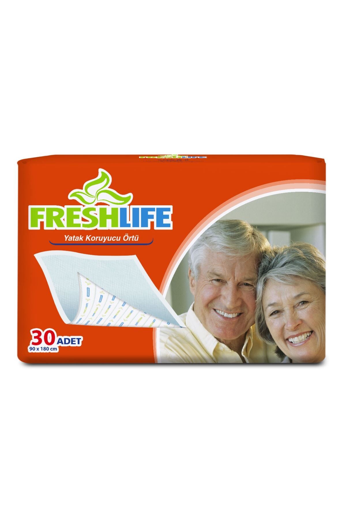 Freshlife Yatak Koruyucu Örtü 90x180 cm, Sıvı Geçirmez, Yüksek Emici, 30 Adet