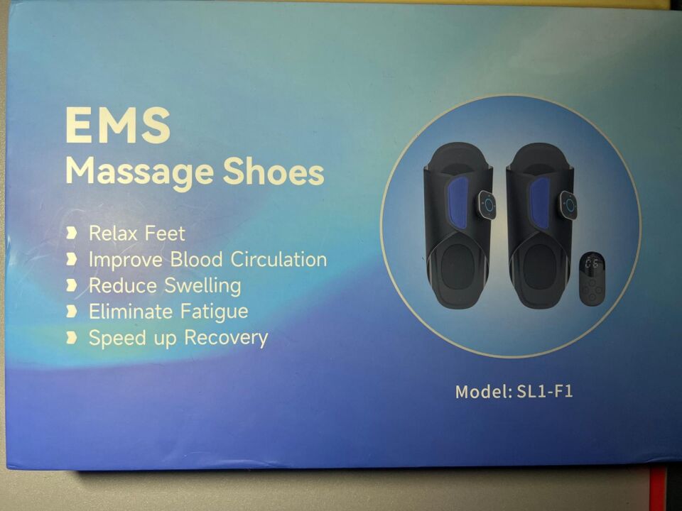 Elektrikli EMS Ayak Masaj Aleti - 7 Mod 15 Kademe - Ağrı Giderici Terapi - Rahatlatıcı Masaj