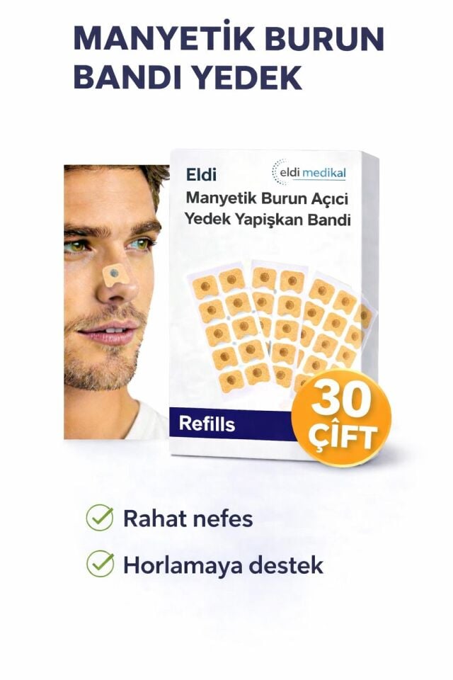 MANYETİK BURUN AÇICI YEDEK YAPIŞKAN BANDI