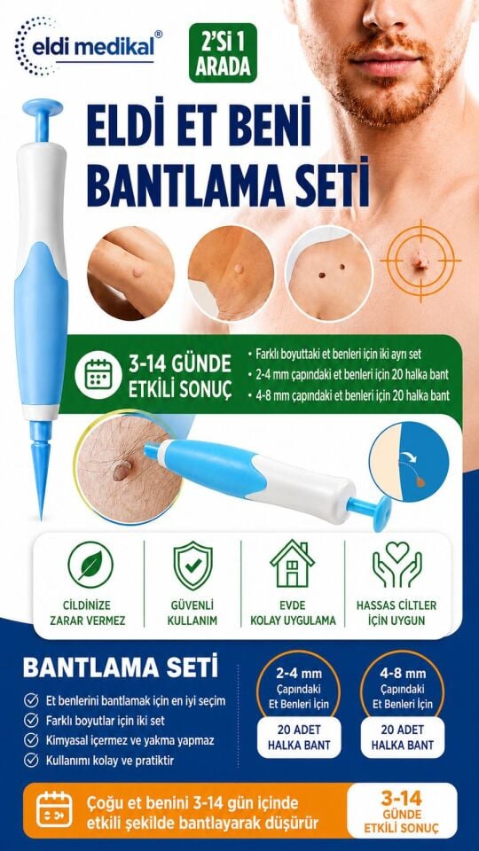 ELDİ Et Beni Bantlama Seti 2'si 1 Arada
